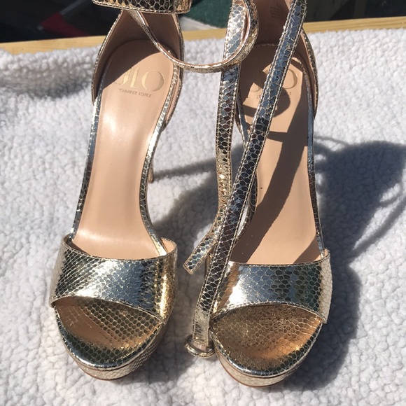 JLO JENNIFER LOPEZ Malika Platform Sandal GUC size 10 - Picture 2 of 8